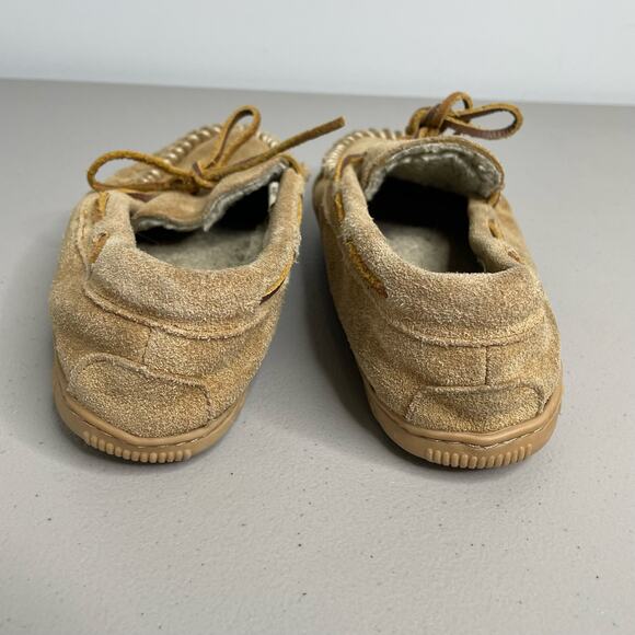 Youth 5 Minnie‎ Tonka Minnetonka Slipper Rubber Sole House Shoe Slide On Unisex - Picture 3 of 7